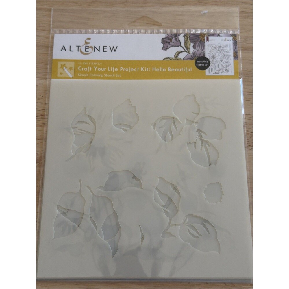 Altenew Hello Beautiful Flowers Layering Stencil Set